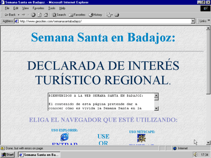 eski web site tasarımı