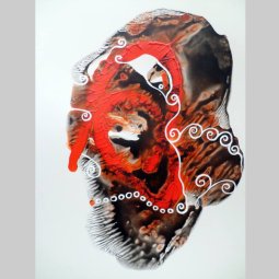 Thoughts - Acrylic Painting On Paper