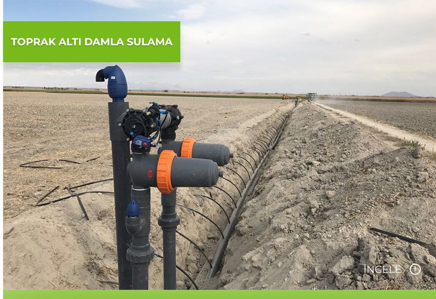 toprak altı damla sulama