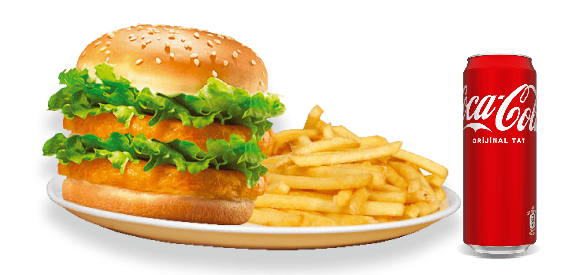 Double-Chicken-Burger-Menü