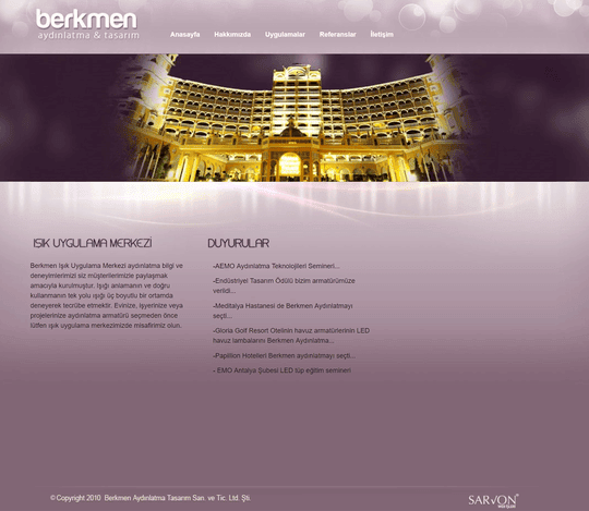 berkmen aydınlatma antalya
