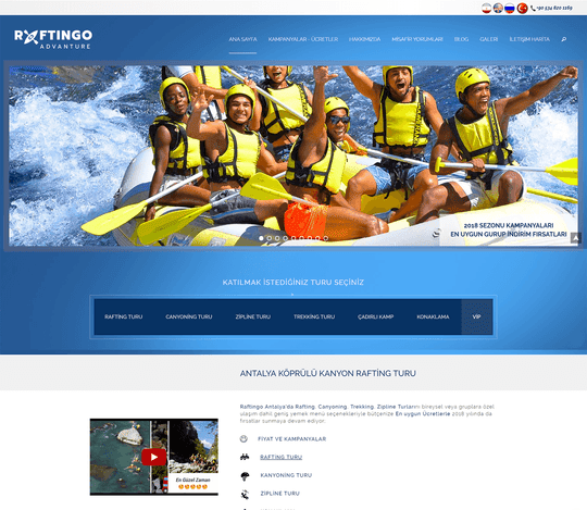 rafting web tasarım şirketi antalya