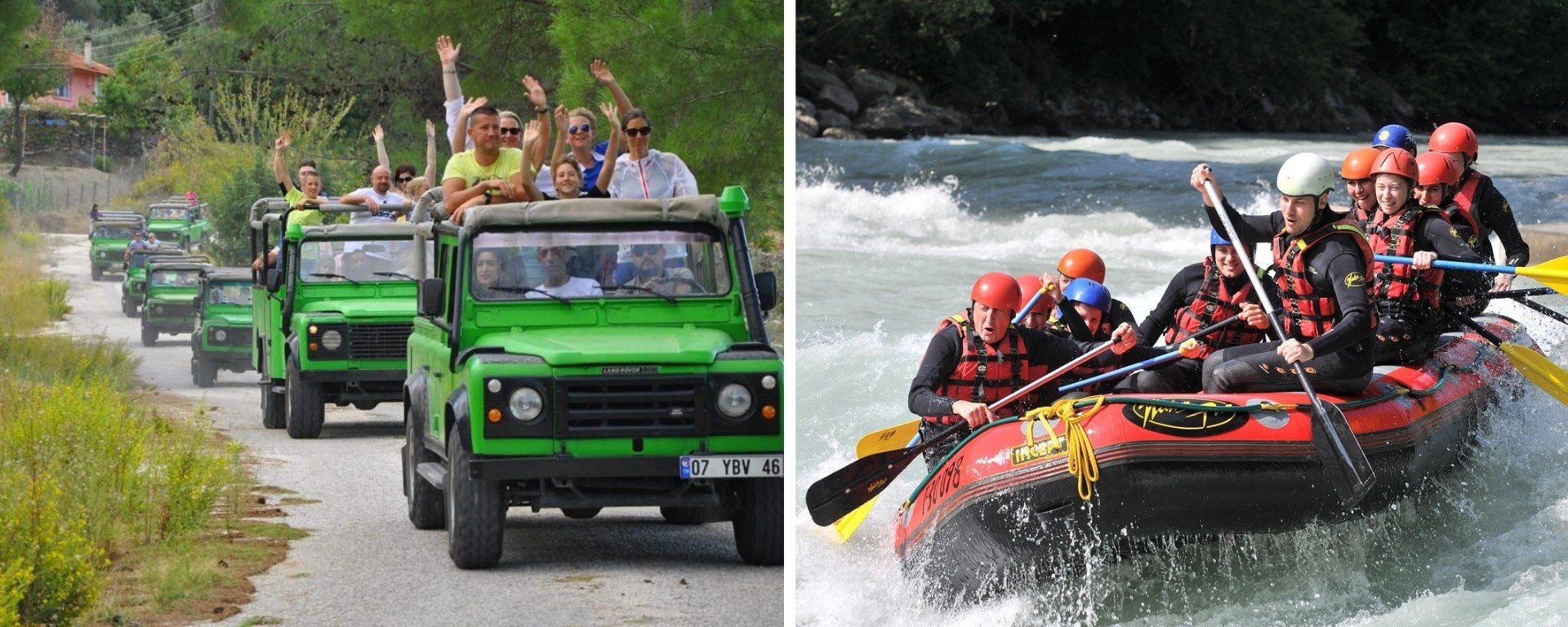 Antalya jeep safari & Rafting Tour