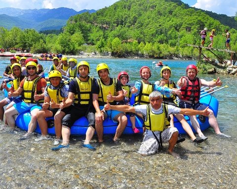 Side Rafting Tour Programm