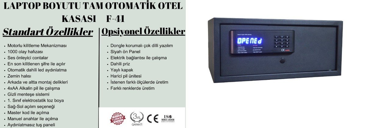 Laptop-Boyutu-Safebox-Otel-Tipi-Kasa-F41