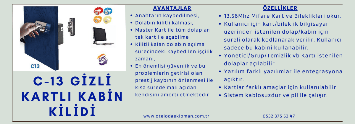 otel-ekipman-gizli-kabin-kilidi-kartlı-RFİD-C13