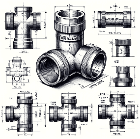 T-Fitting-Tee-DIN 2615TS 2649-TS-EN-10253-1