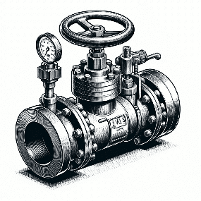 Debi Kontrol Vanası Teknik Taslak