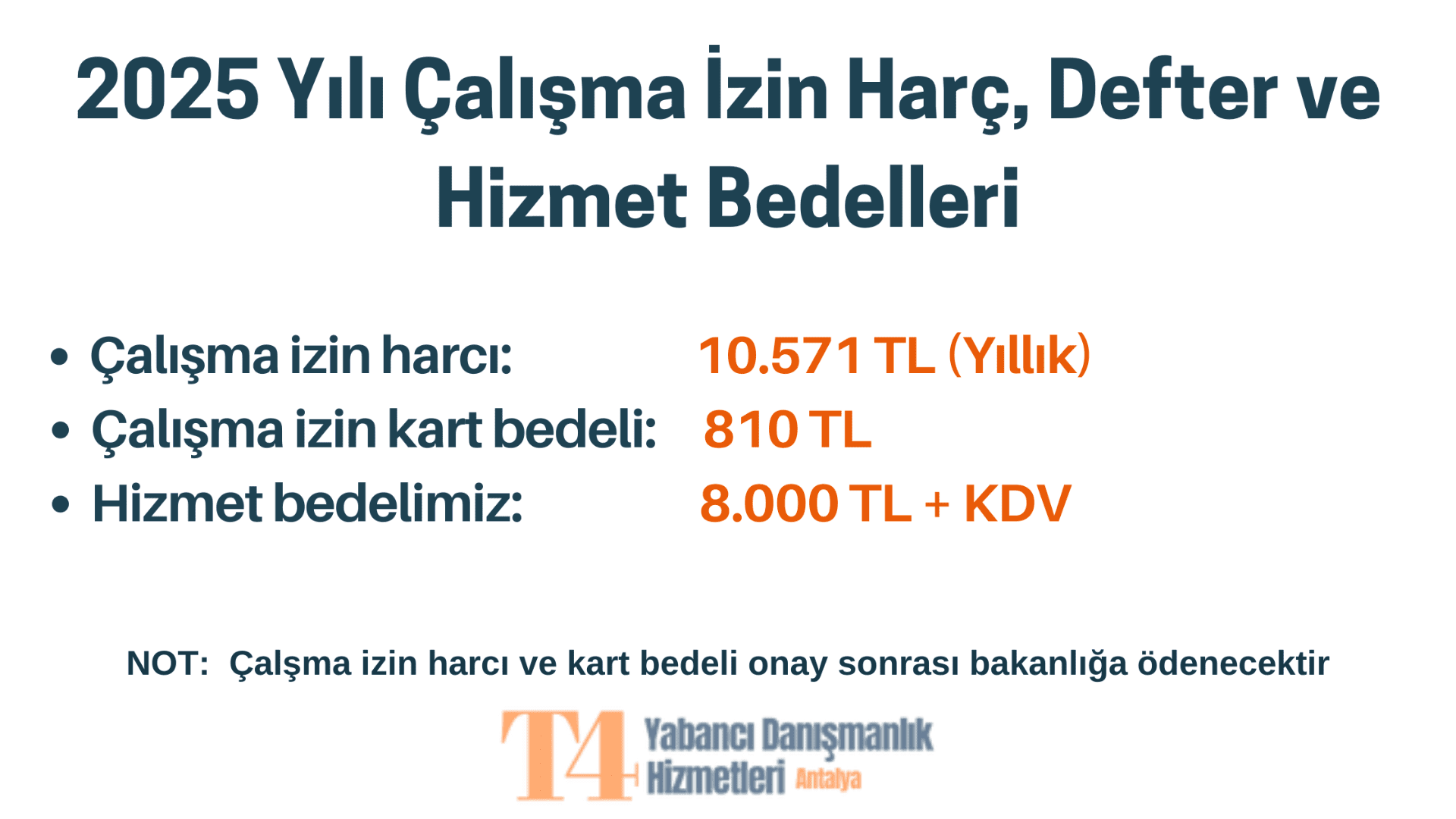 T4 2025 hizmet bedelleri