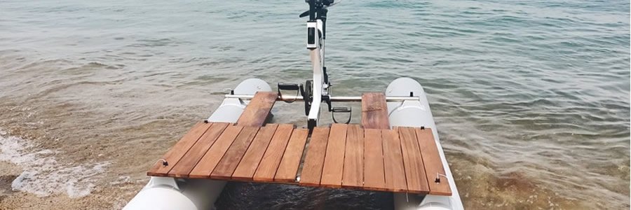 Sapanca gölü’nde su bisikletine binin