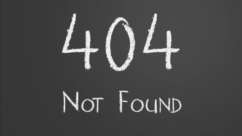 404 sayfa bulunamadı hatası
