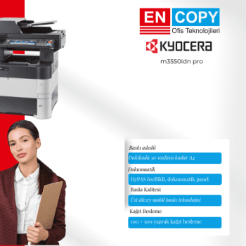 Kyocera M3550idn Pro dakikada 50 Lazer Fotokopi Makinesi
