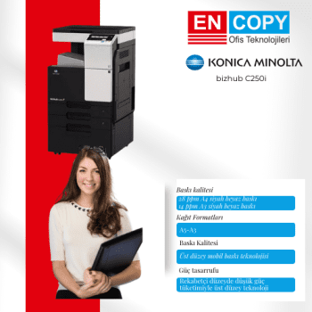 Konica Minolta C287i A3 Lazer Baskı ve Kopyalama Fotokopi Makinesi