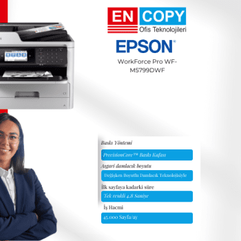 Epson Workforse M5799dwf Modeli A4 Fotokopi Makinesi