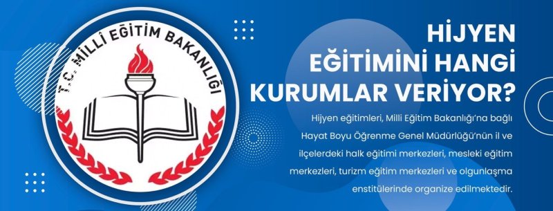 hijyen eğitimi ve belgesini hangi kurumlar veriyor