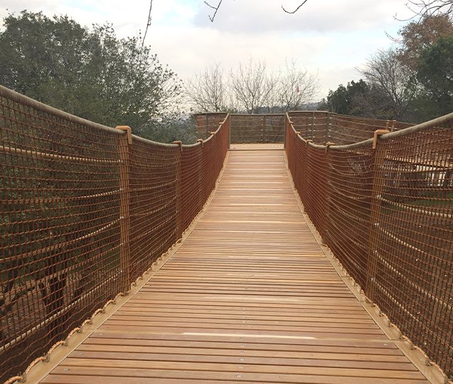 Viewing Terrace and Suspension Bridges