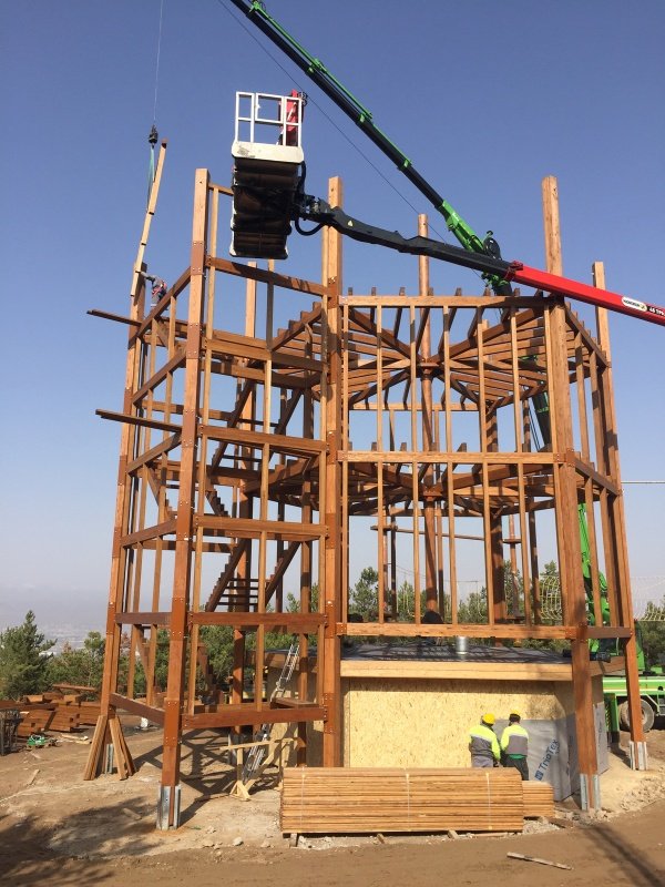 Wooden Pole Adventure Parks