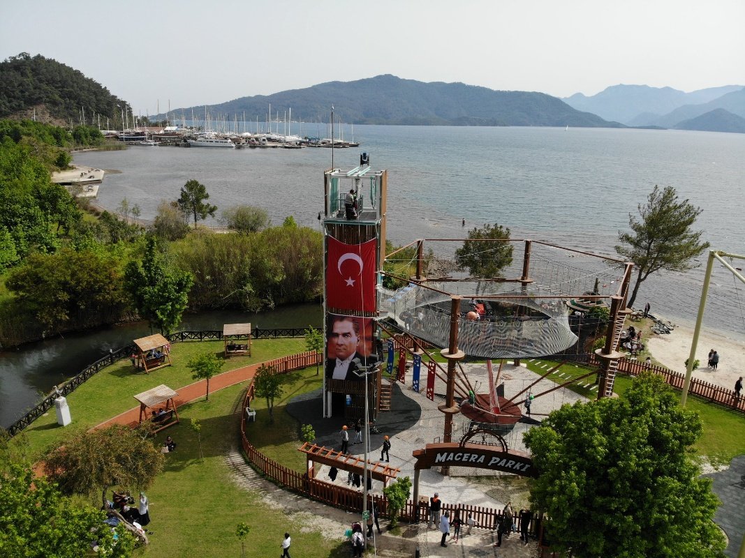 Wooden Pole Adventure Parks