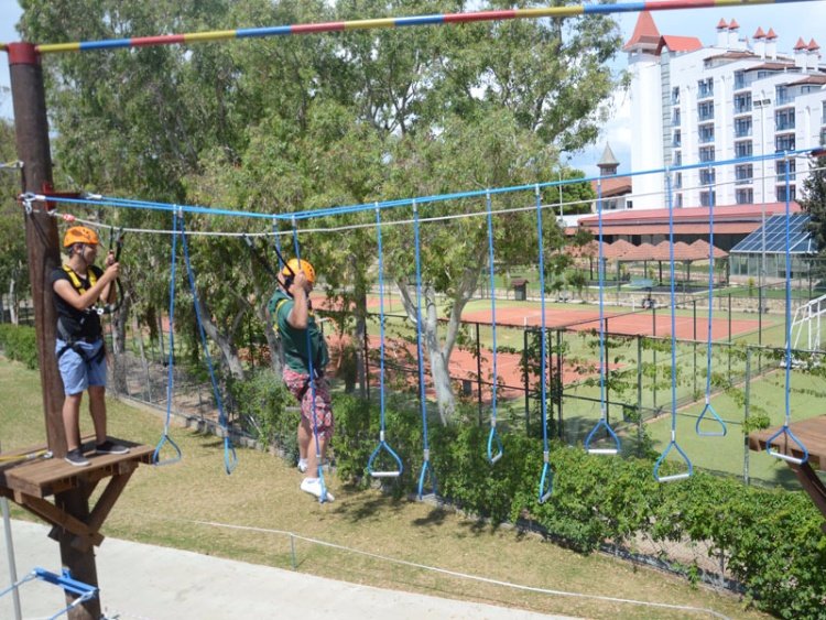 Wooden Pole Adventure Parks