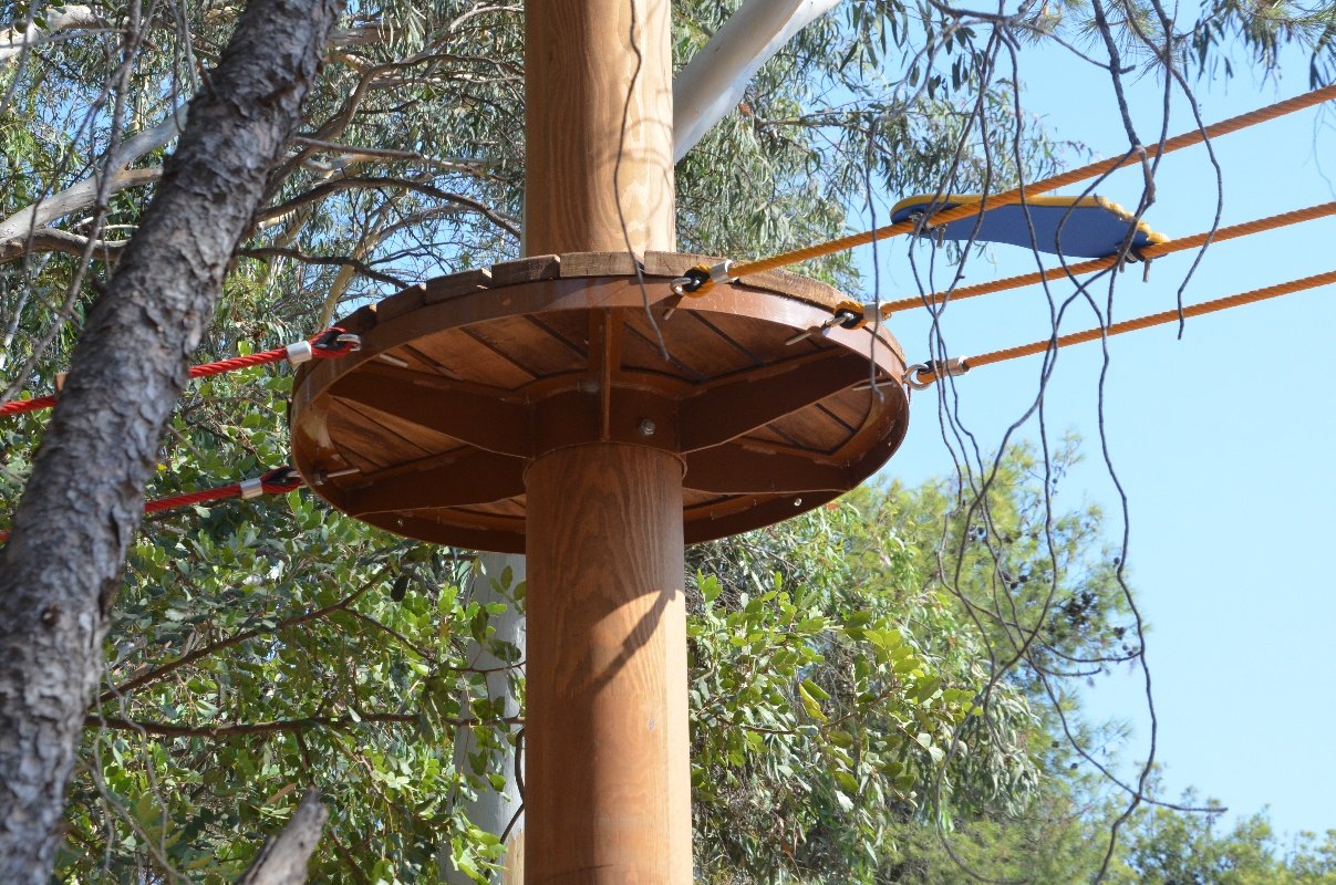 Wooden Pole Adventure Parks