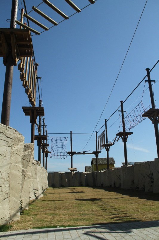 Wooden Pole Adventure Parks