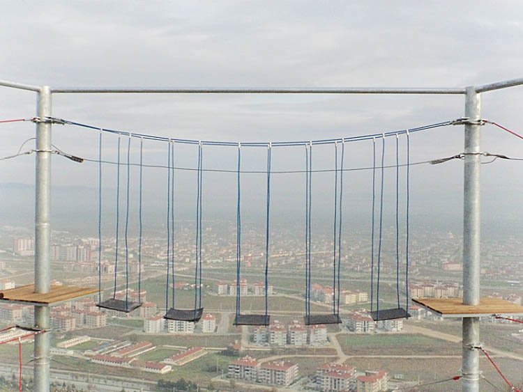 Metal construction adventure parks