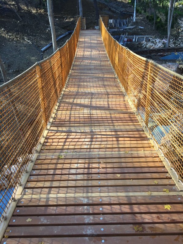 Viewing Terrace and Suspension Bridges