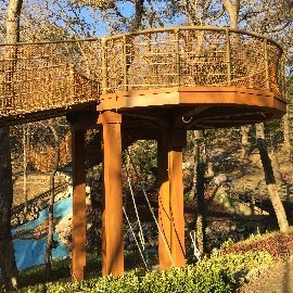 Viewing Terrace and Suspension Bridges