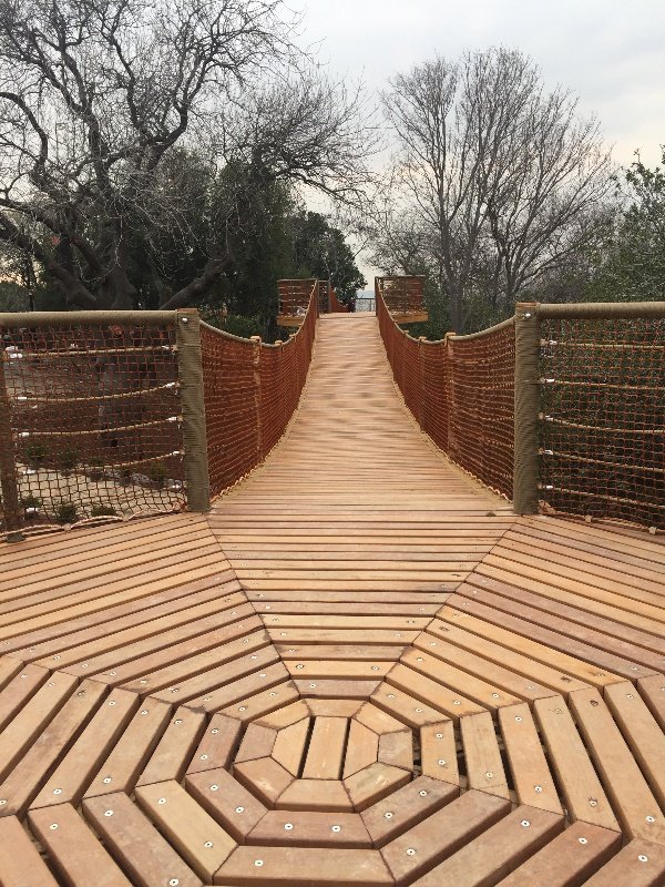 Viewing Terrace and Suspension Bridges
