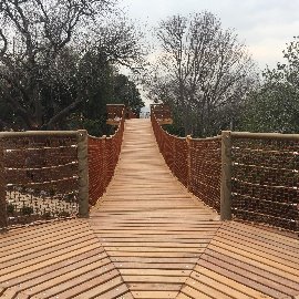Viewing Terrace and Suspension Bridges