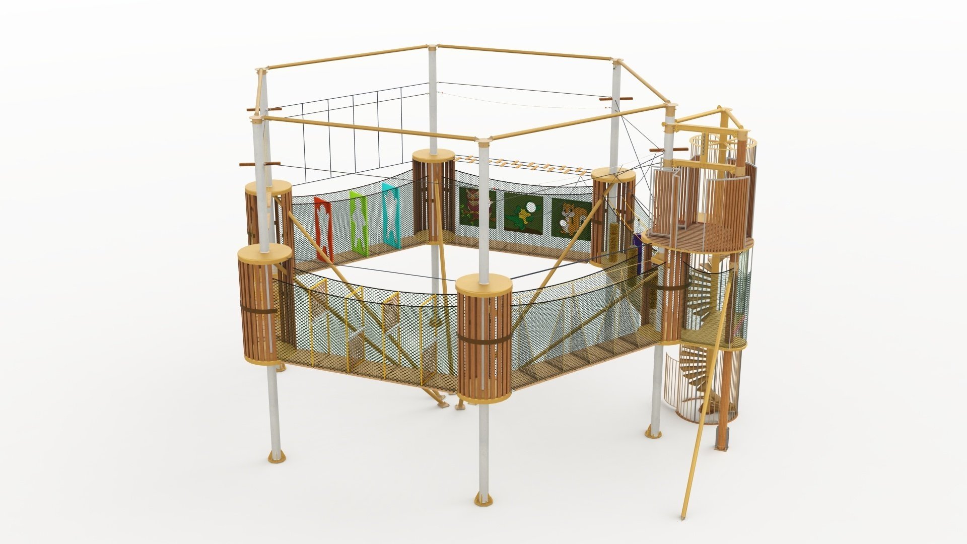 HEXAGONAL adventure park model