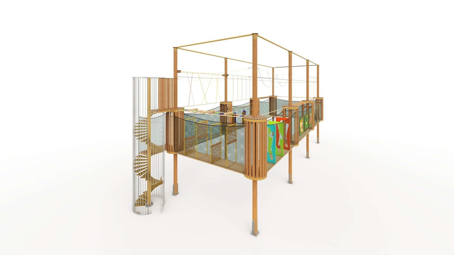 rectangular adventure park model