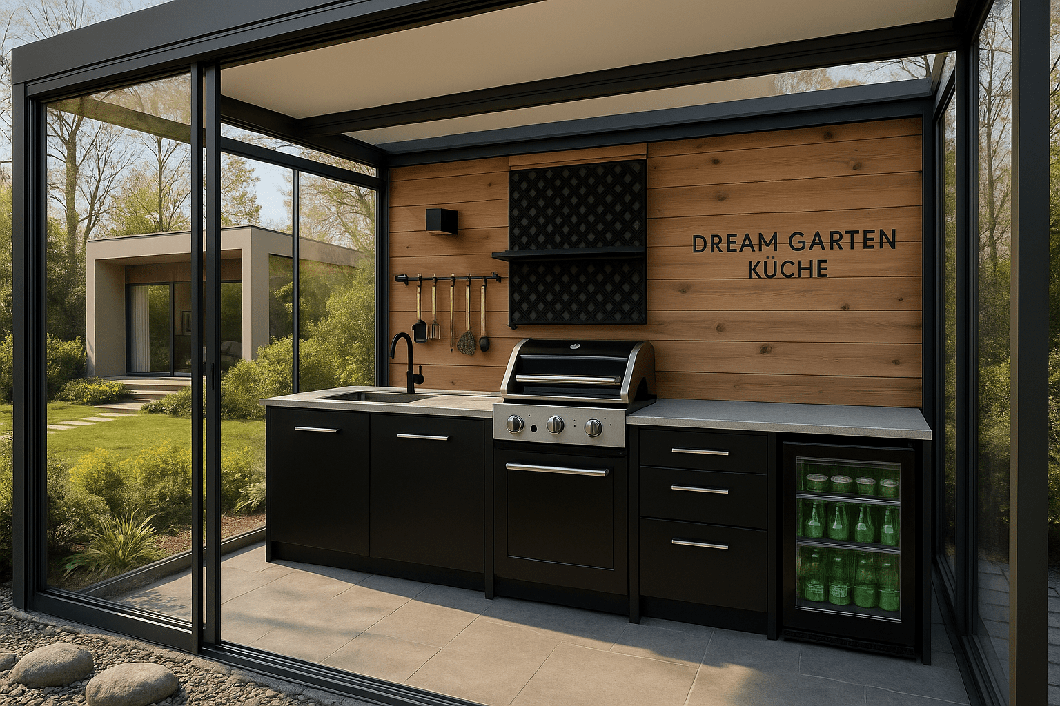 Gartenküchen & Pavillon Systeme für Ihr perfektes Outdoor-Erlebnis