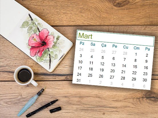 2025 Mart Ayı Özel Günler Takvimi
