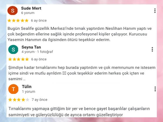 Tülin Seyma ve Sude Hanım'ın Kzılay Protez Tırna