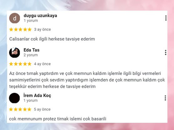 İrem Hanım'ın Kızılay Protez Tırnak önerisi, Ed