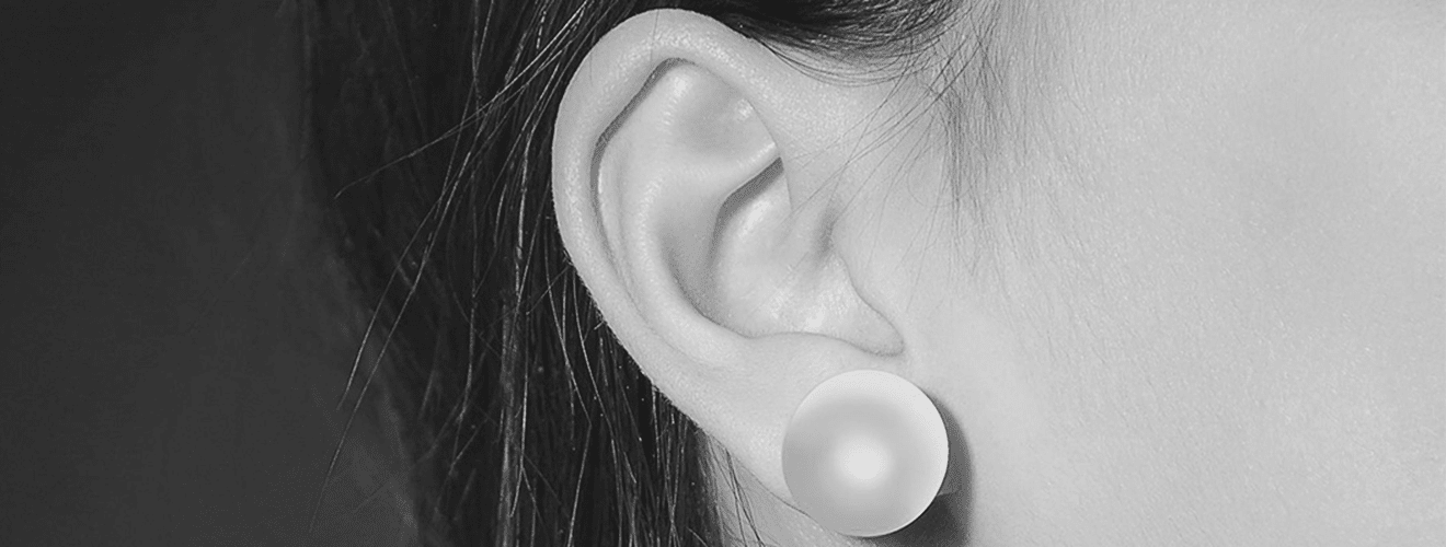Close-up of an aesthetically pleasing ear shape, the desired result of otoplasty (prominent ear surgery).
