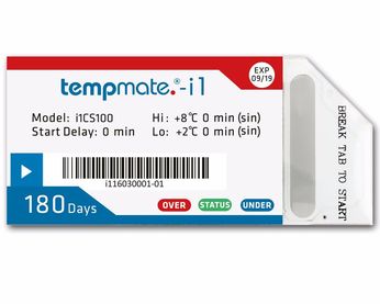tempmate.®-i1 Single-use temperature indicator