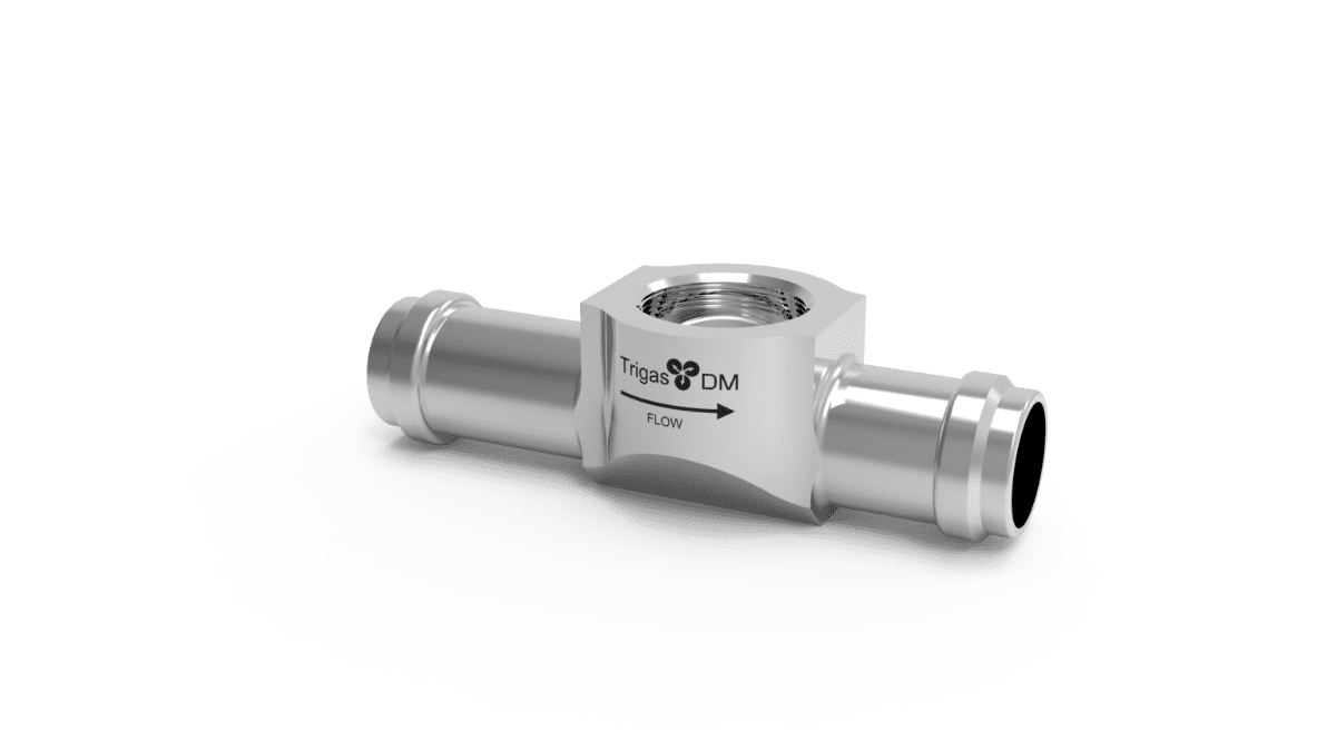 Trigasdm Turbine Flowmeter with Hose Connection (light