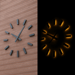 Mono Serisi Duvar Kadran Kule Saati1