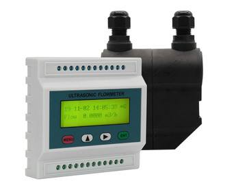 Ultraschall Durchflussmesser Wasser für Schienenmontage ohne Druckverlust