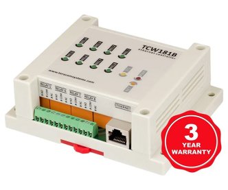 Ethernet IO Modul TCW181B-CM | 8-Kanal Digital IO System