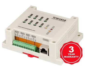 Ethernet IO Modul TCW181B-CM | 8-Kanal Digital IO System