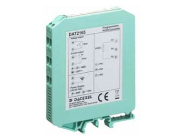 DAT 2165 Pt100 Signalwandler - RTD DIN-Schiene 4-20mA 0-10V