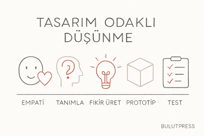 Tasarım Odaklı Düşünme: 5 Aşamalı Süreç ve Uygulama Stratejileri