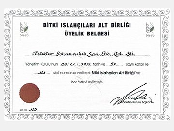 Bisab Üyelik Belgesi