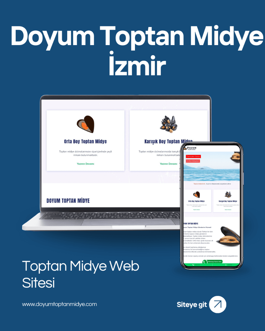 Doyum Toptan Midye Web Site Referansımız