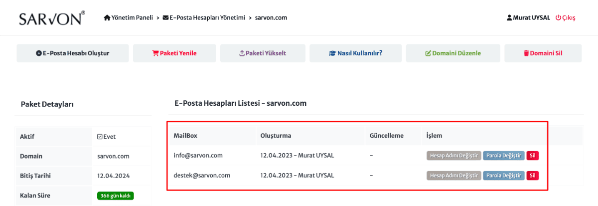 10 bu şekilde istediğiniz kadar eposta hesabı olu