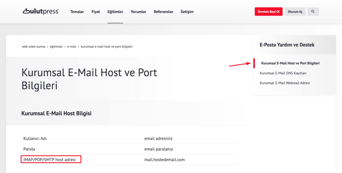 13 dilerseniz outlook thunderbird kurulumu yapın