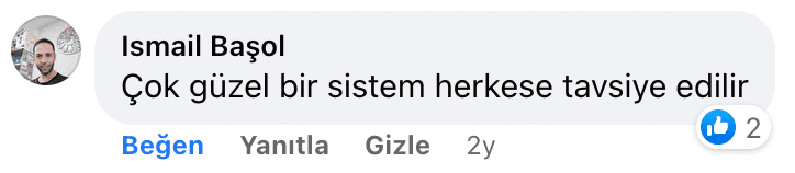 çok güzel bir sistem herkese tavsiye edilir